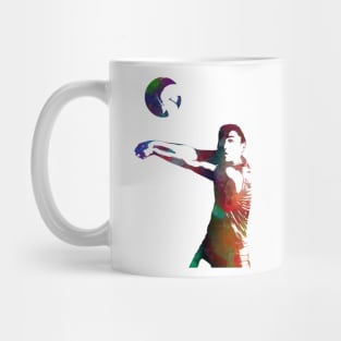 Volleyball sport art #volleyball Mug